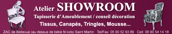 Showroom , magasin de tissus et d�coration.